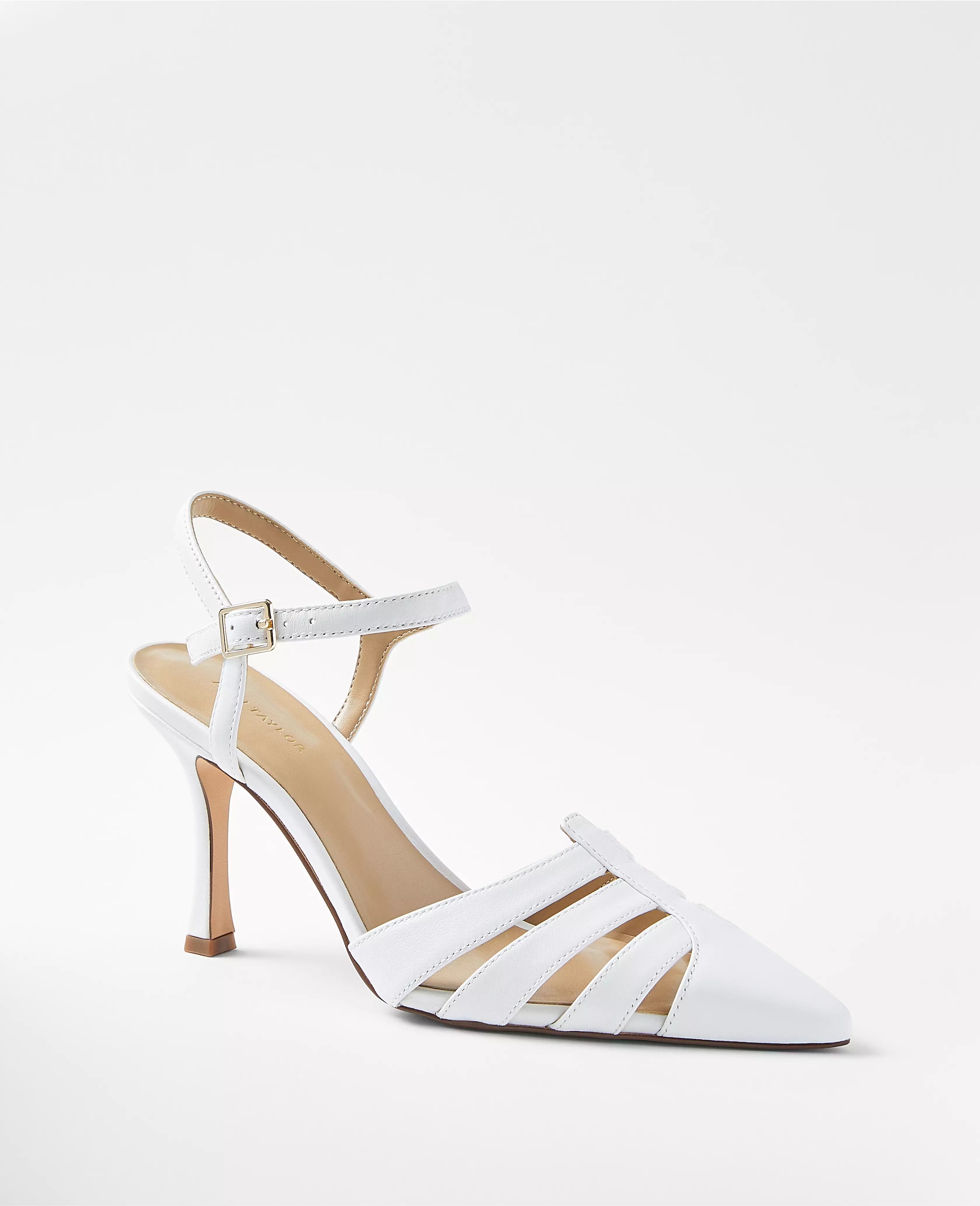 Strappy Leather Pumps | Ann Taylor (US)
