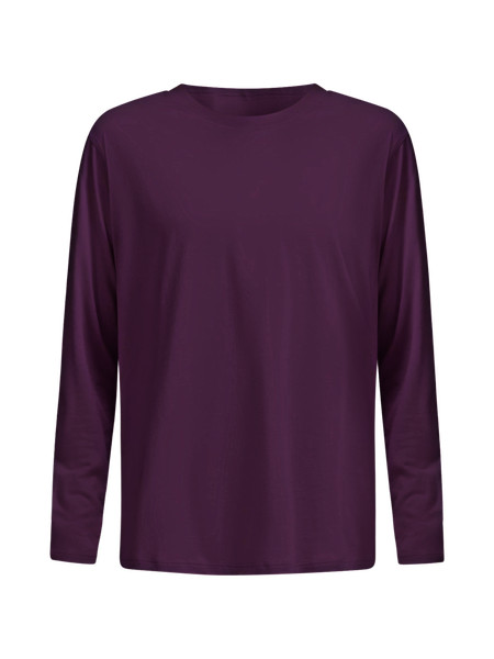 Organic Cotton Crewneck Long-Sleeve Shirt | Lululemon (US)