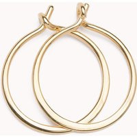 Hammered Sterling Silver Hoop Earrings Gold & Rose Plated, 12-13mm | Etsy (US)