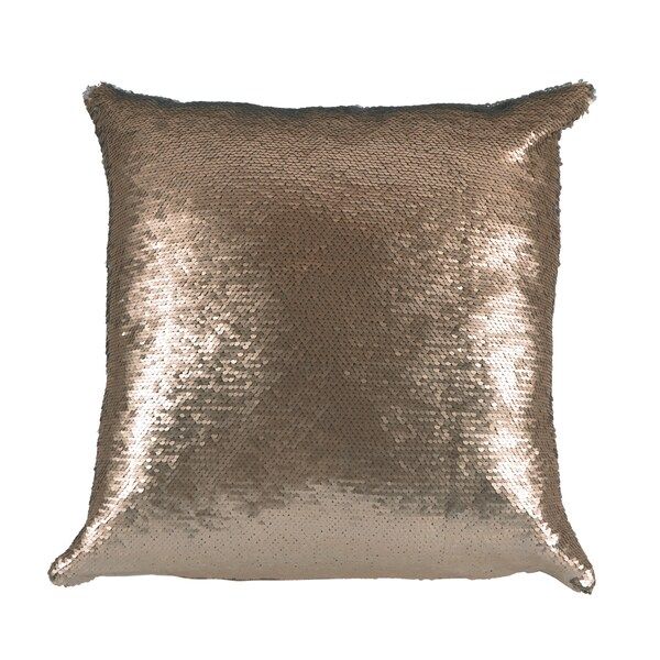 Mermaid Gold/Ivory 17X17 KE Fiber Pillow | Bed Bath & Beyond