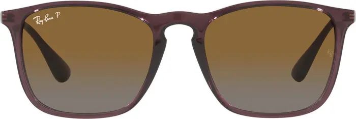Ray-Ban 54mm Gradient Polarized Rectangular Sunglasses | Nordstrom | Nordstrom