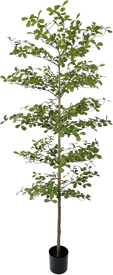 Artificial Black Olive Tree, 8FT Tall Big Leaf Faux Shady Lady Tree with Potted, Fake Olive Tree ... | Amazon (US)