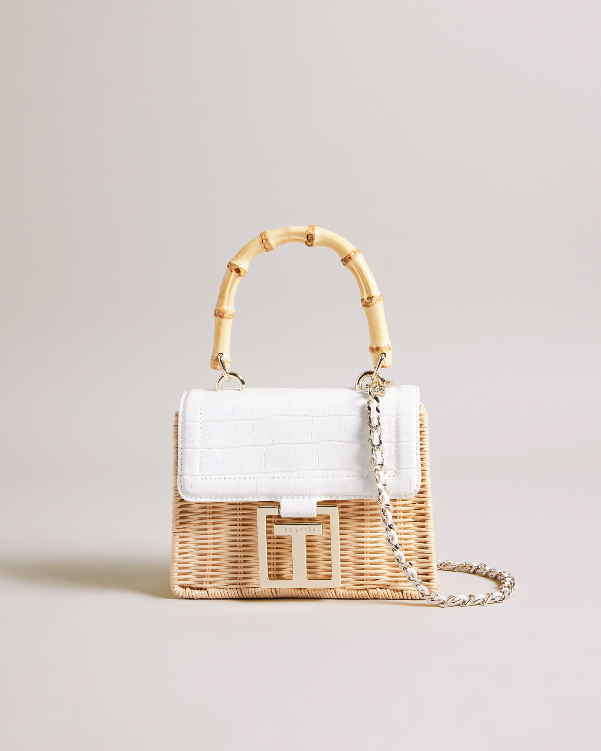 JAYNINA - Imitation Croc Mini Basket Bag | Ted Baker (US)