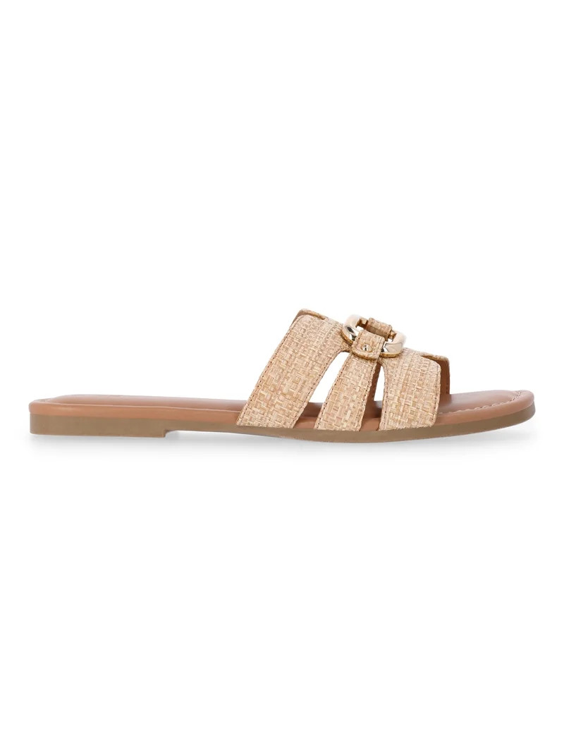 Time and Tru Women's Hardware Slide Sandals | Walmart (US)