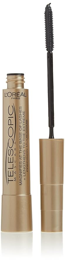 L'Oreal Paris Makeup Telescopic Original Lengthening Mascara, Blackest Black, 0.27 Fl Oz (1 Count... | Amazon (US)
