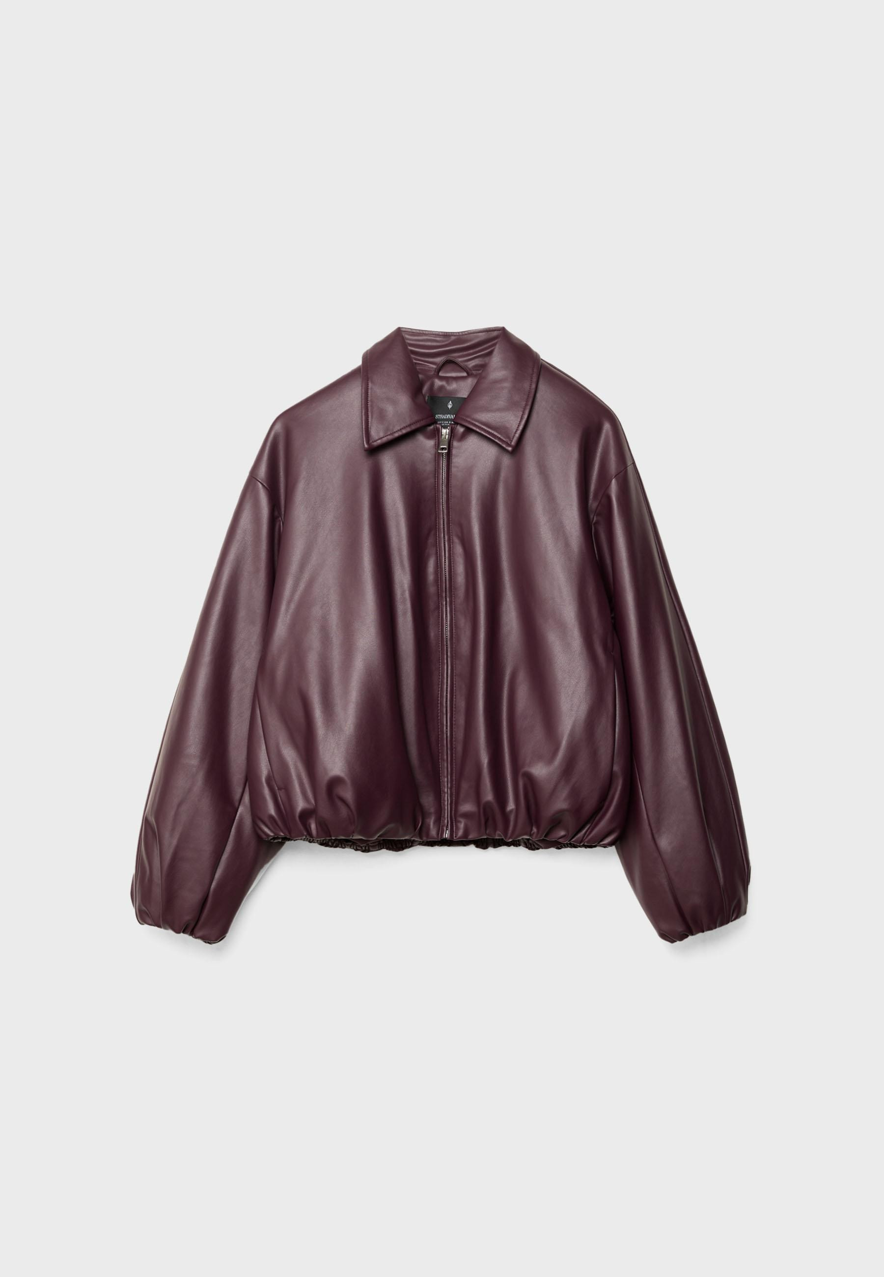 Faux leather quilted bomber jacket - Women's Stradimarket | Stradivarius United Kingdom | Stradivarius (UK)