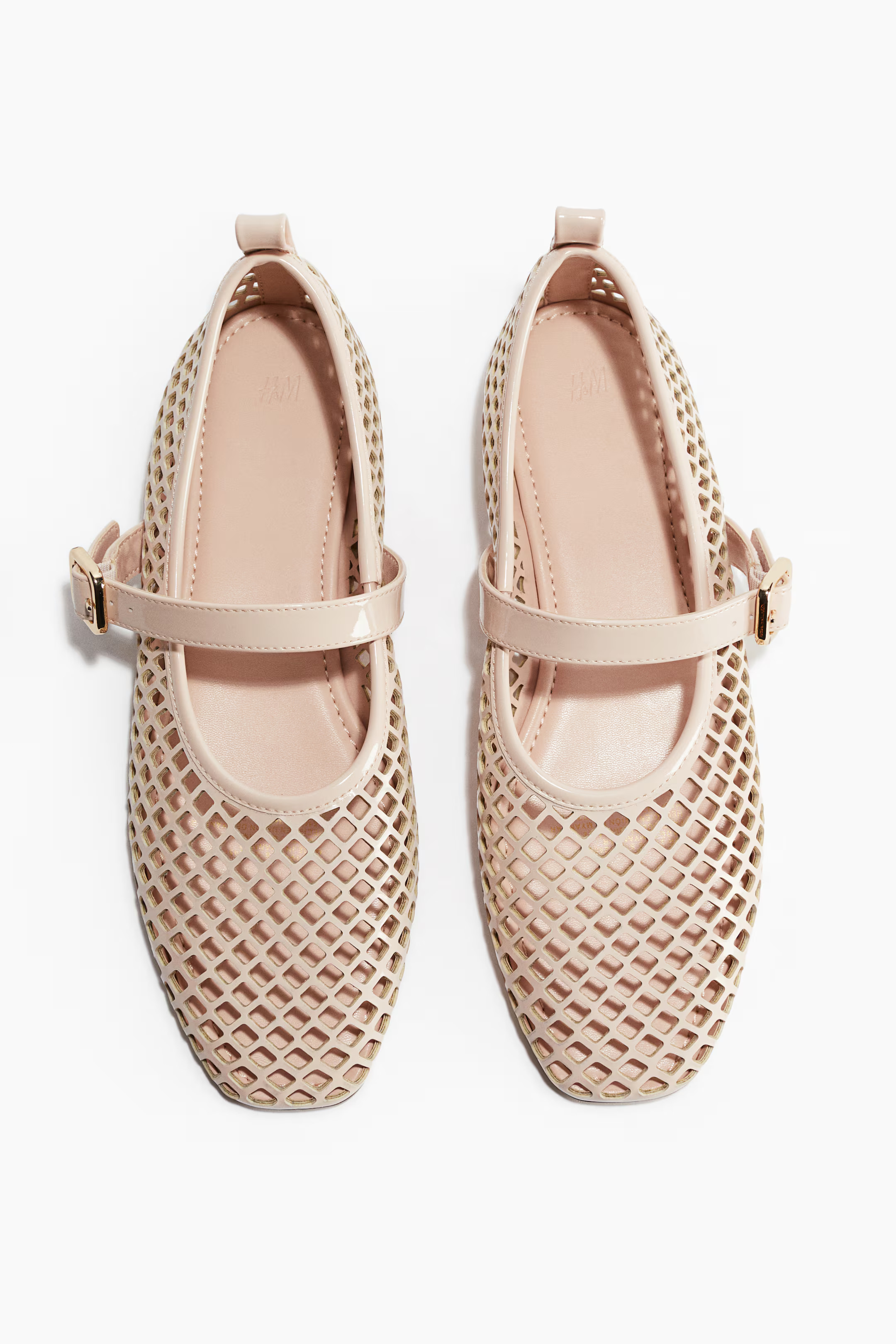 Perforated Mary Jane Ballet Flats | H&M (US + CA)