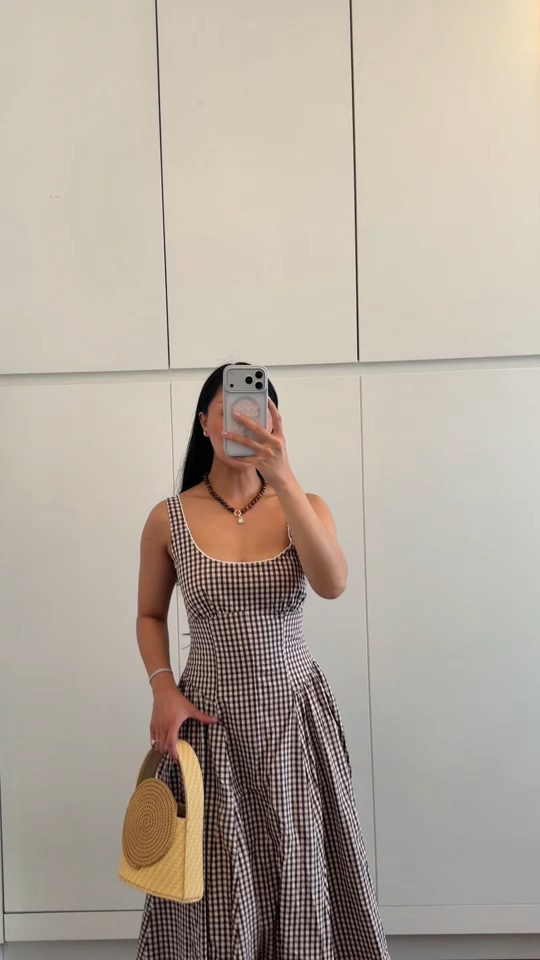 This gingham brown dress is so flattering on and perfect for summertime

#LTKSeasonal #LTKootd #LTKgrwm