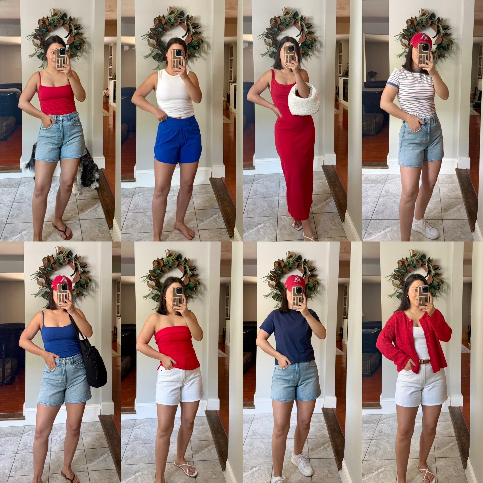 8 outfits to wear this 4th of July and all summer 🇺🇸 comment with any sizing questions! I’m 5ft, 118lbs. 

Red white and blue outfits
4th of July outfit
Summer outfits
Petite outfits
Casual outfits
Mom outfits
Denim shorts
Dad shorts

#LTKPetite #LTKPlusSize #LTKSeasonal