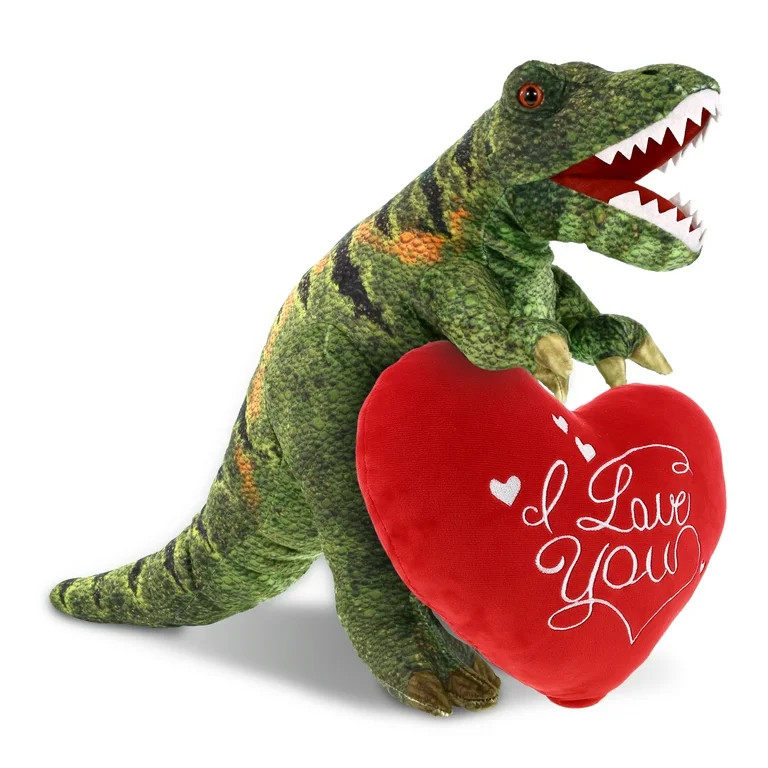 DolliBu I Love You Plush Wild Collection Tyrannosaurus Rex Dinosaur - Cute Stuffed Animal Dino wi... | Walmart (US)
