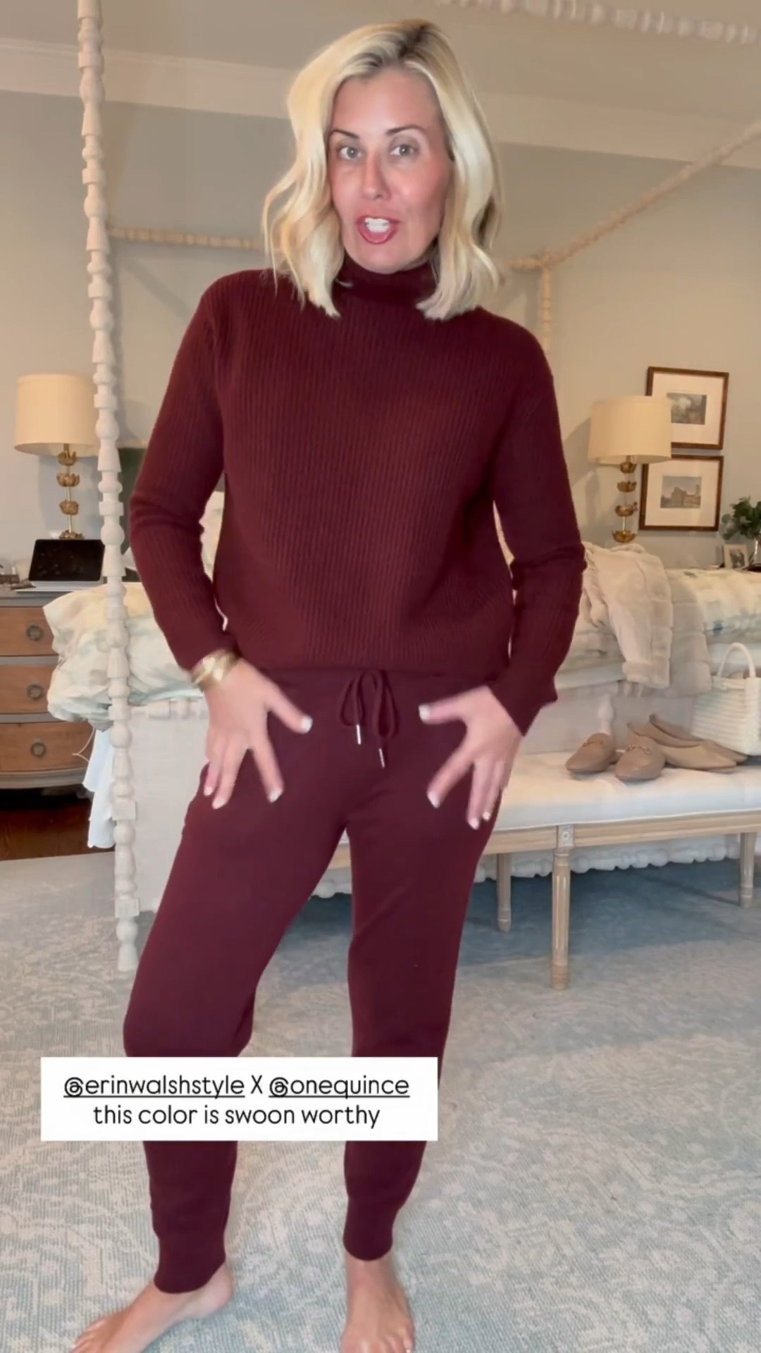  You know something is good when I have it in multiple colors! Quince has given us cashmere at an affordable price and it’s so amazingly good!

I wear an xs in top & jogger and 8 in shoes

@onequince #quincepartner 

#LTKOver40 #LTKmomlife #LTKdayinmylife