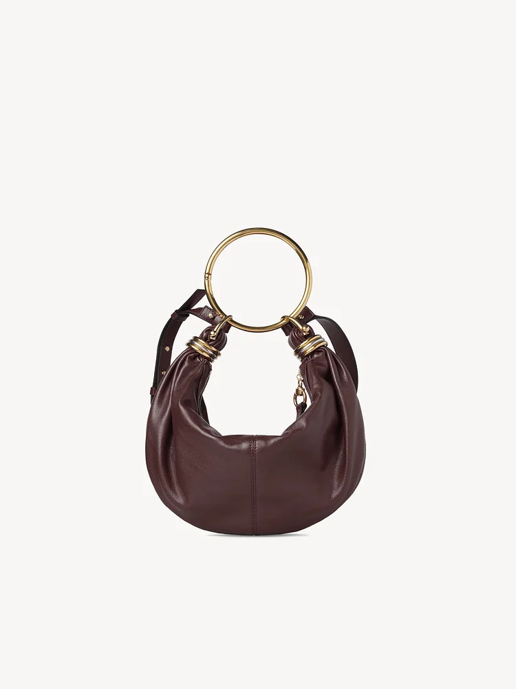Small Bracelet Hobo bag in grained leather | Chloe US