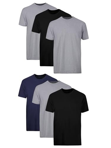 Hanes Men's Undershirt Packs, Stay-Tucked Soft Cotton Undershirts, Best Undershirts for Men, Whit... | Amazon (US)