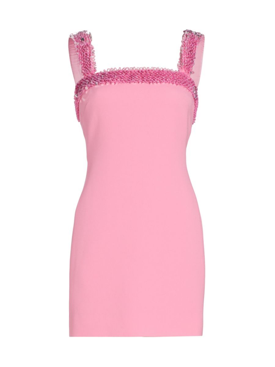 Sleeveless Bead-Embellished Minidress | Saks Fifth Avenue