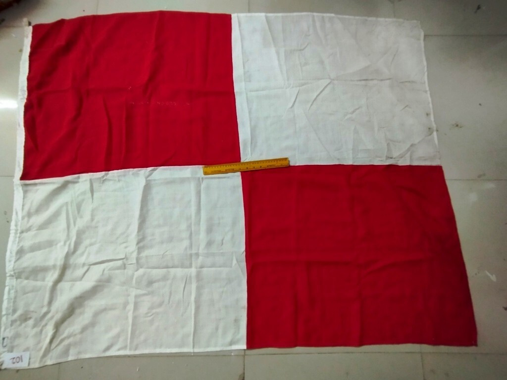 U - VINTAGE Nautical Sailboat Boating Flag - Signal Flag FROM SHIP SALVAGE (102)  | eBay | eBay US