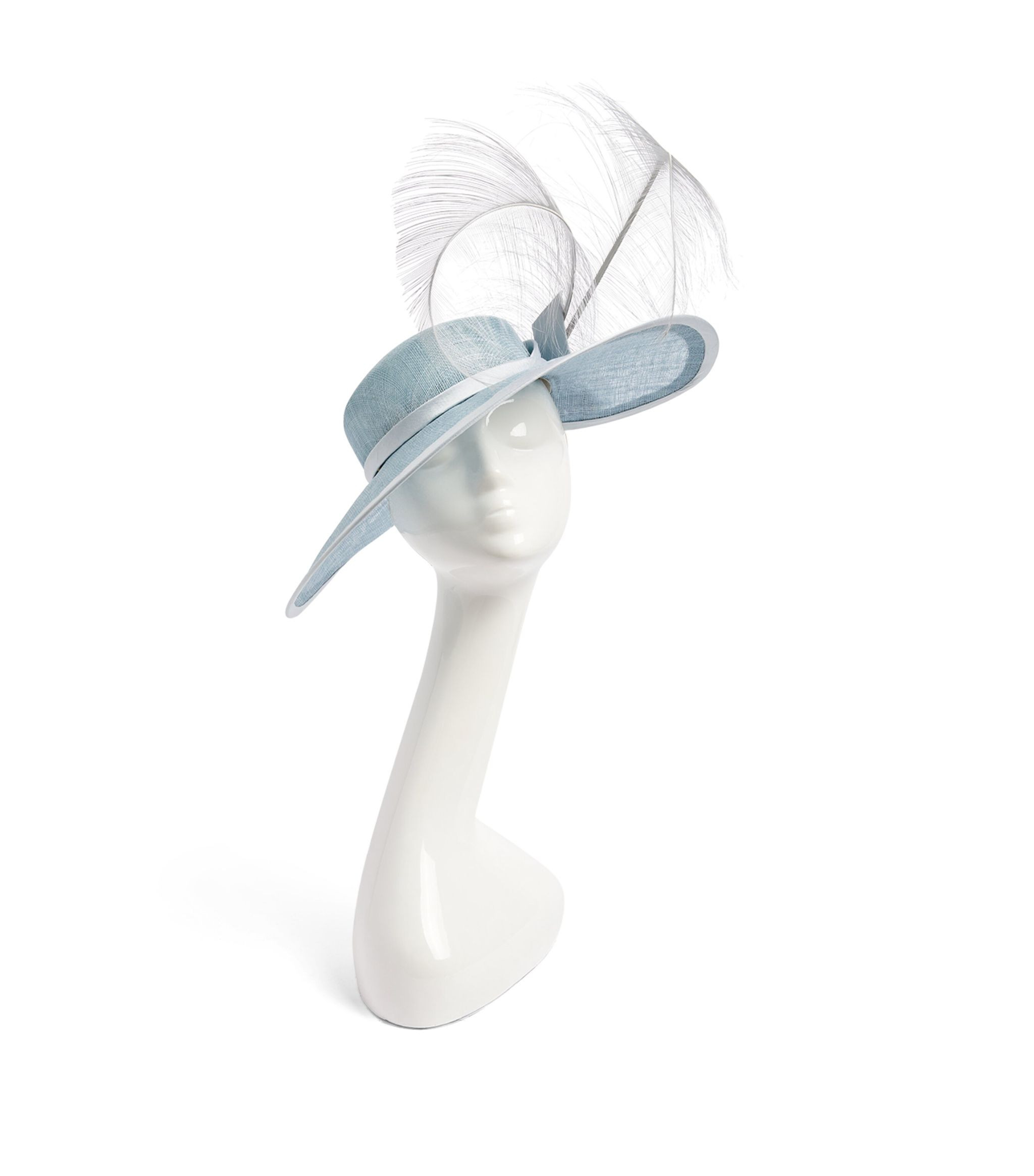 Feathered Wide-Brim Hat | Harrods