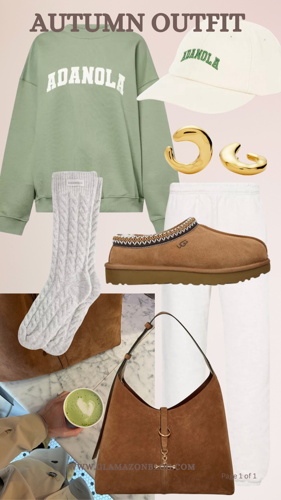 Adanola tracksuit, adanola sweatshirt, knit socks, Ugg boots, suede bag, Missoma earrings, gold hoops 

#LTKeurope #LTKuk #LTKautumn