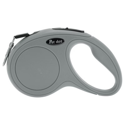 Unique Bargains Classic Retractable Pet Leash 118.11" Gray 1 Pc | Target