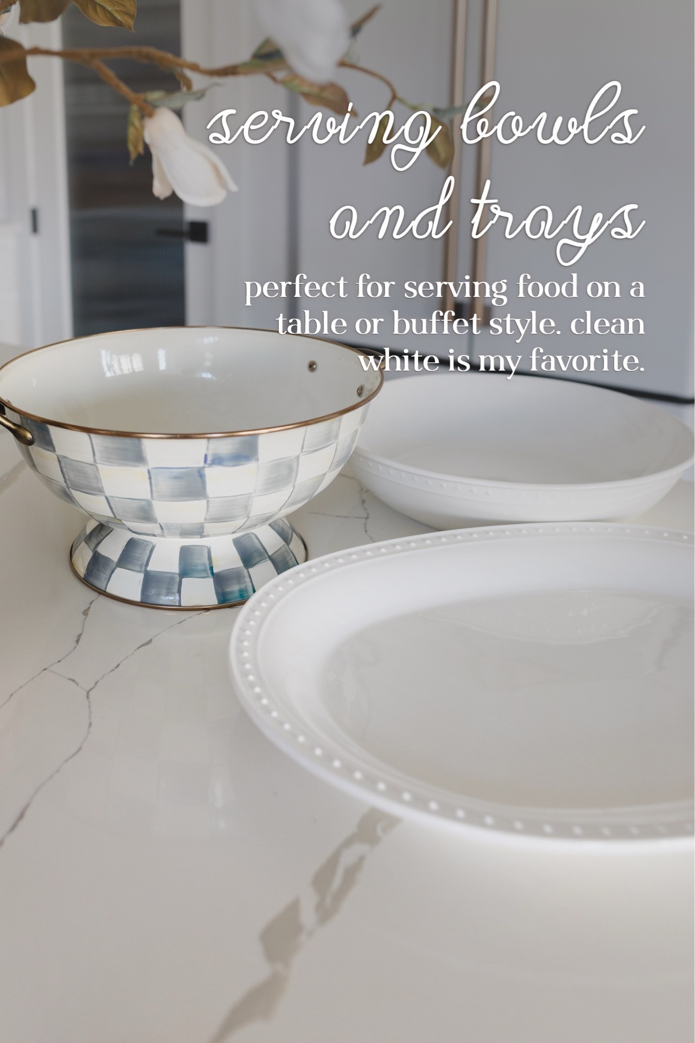 Love a good white for serving bowls and trays because it can match well with anything! So pretty for in the home

#LTKHome