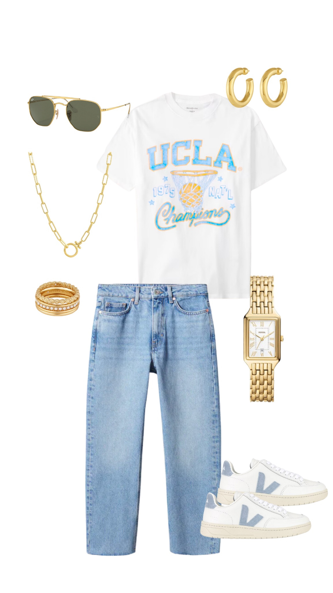 Oversized Boyfriend UCLA College … curated on LTK