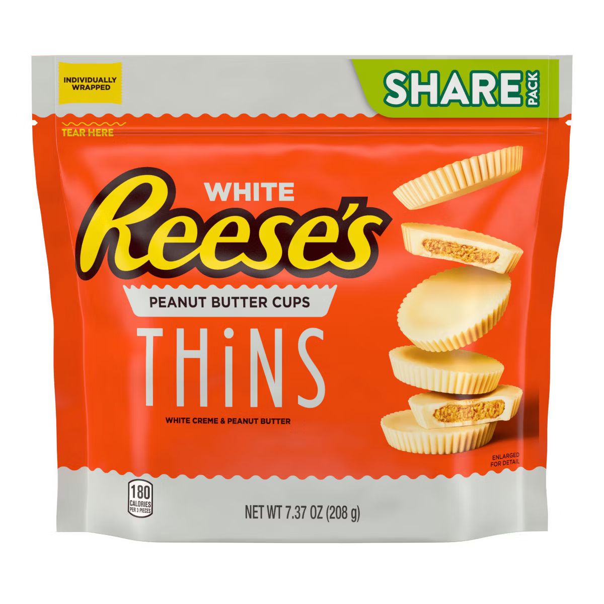 Reese's Thins White Créme Peanut Butter Cups - 7.37oz | Target