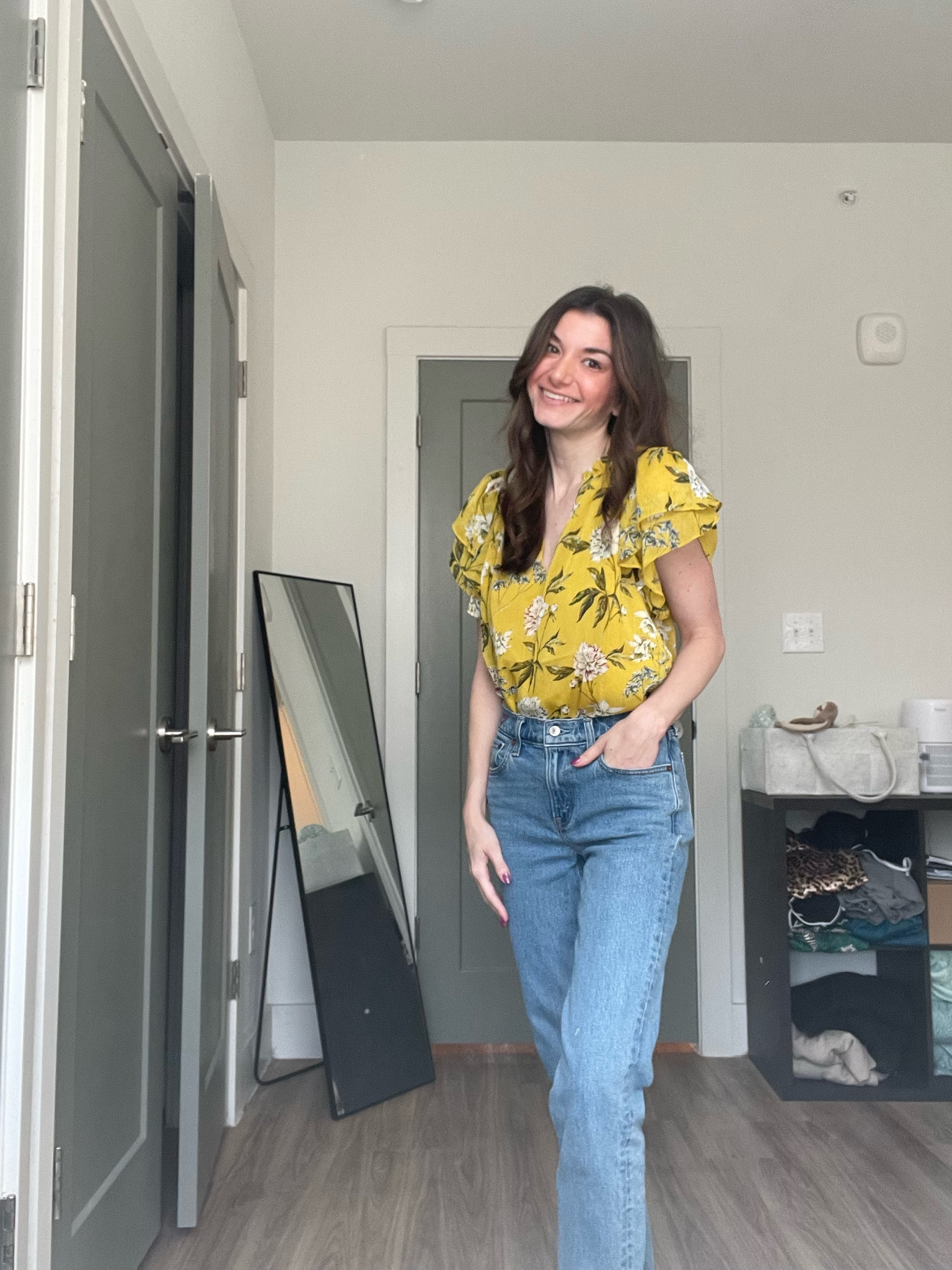 Cute floral top

#LTKootd
