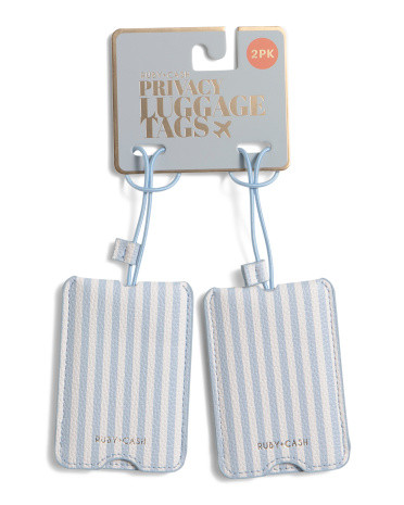 2pk Striped Luggage Tags | TJ Maxx