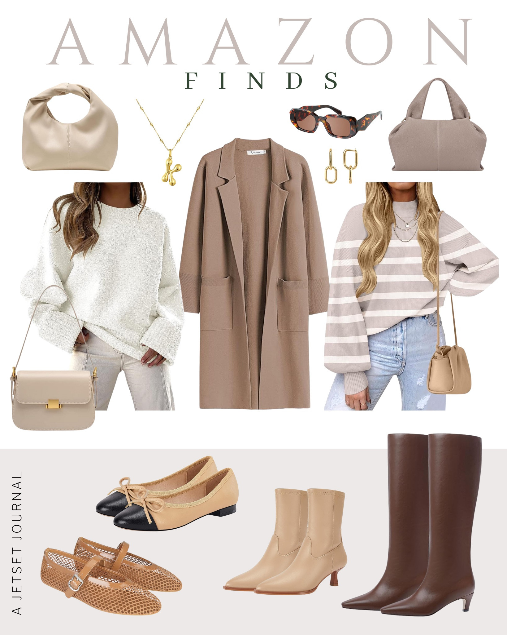 Transition from summer to fall with these must-have wardrobe pieces!
neutral shoes, stylish boots, chic coat, affordable finds, amazon fashion, summer to fall, transitional style, on the go look, outfit ideas

#LTKStyleTip #LTKU #LTKSeasonal