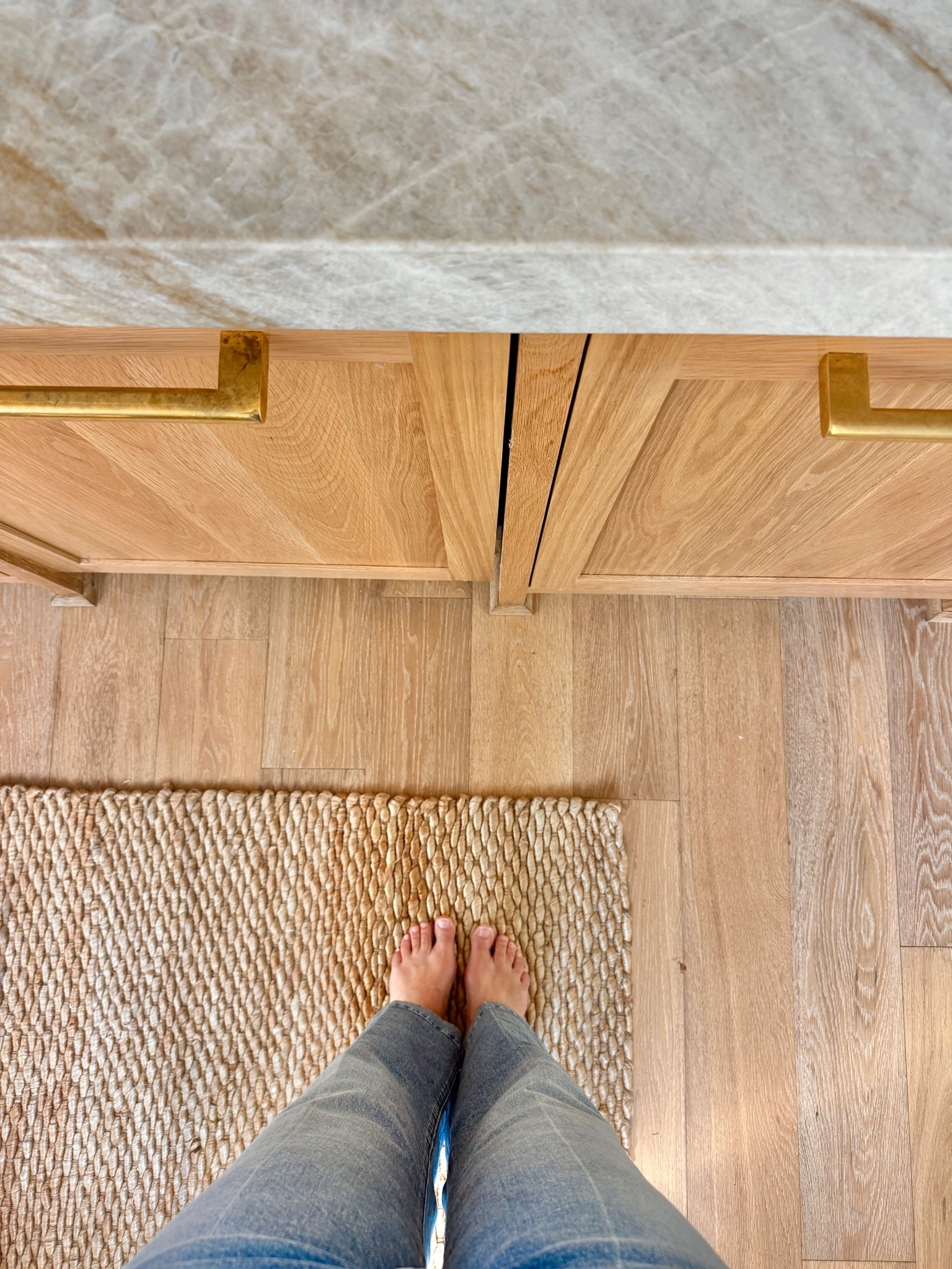 The rug pad that had made this jute kitchen runner stay in place perfectly!

#LTKHome