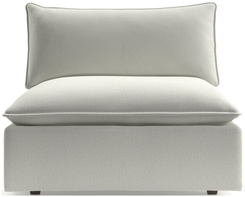 Lotus Modular Armless Low Chair + Reviews | Crate and Barrel | Crate & Barrel