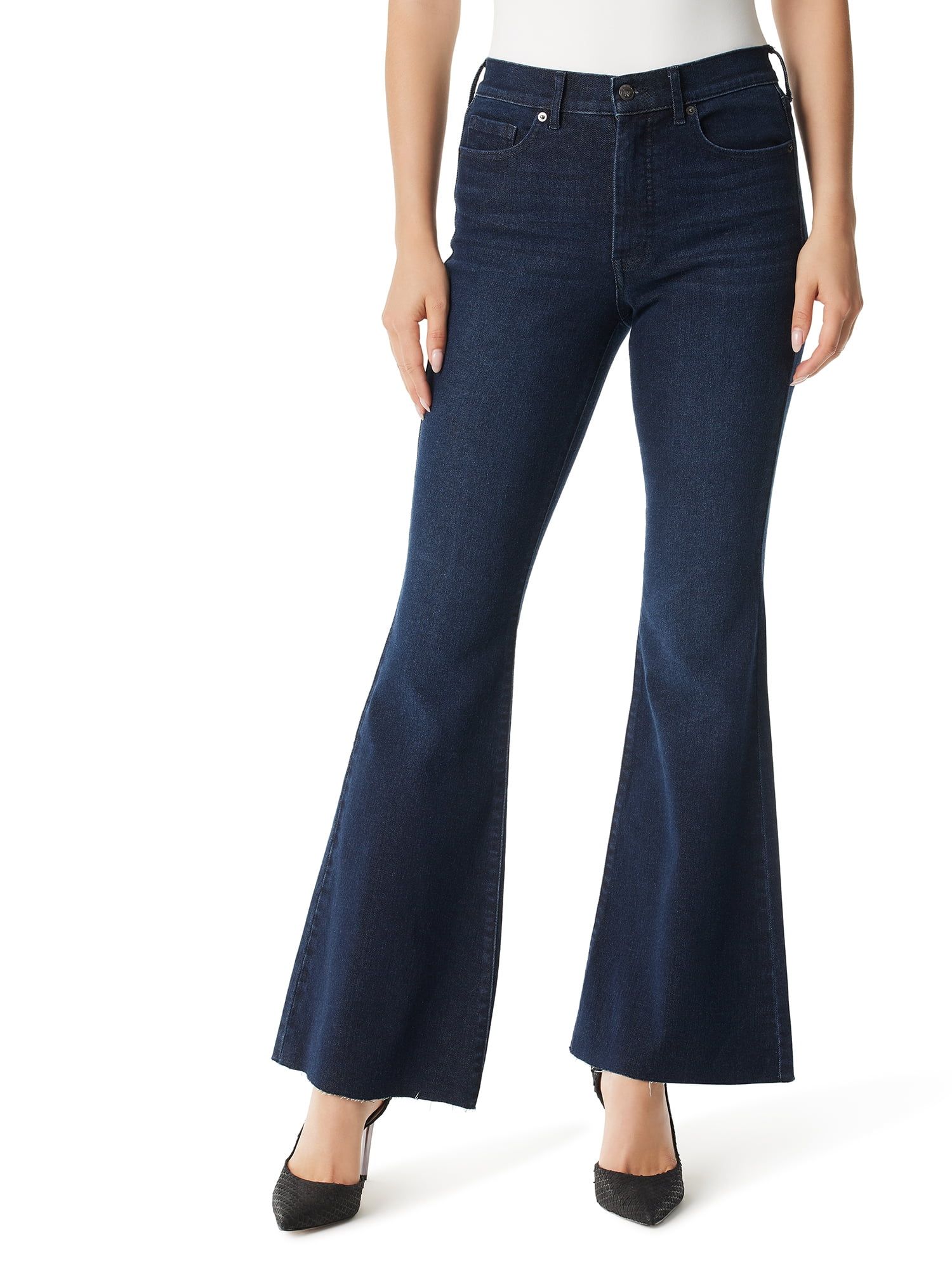 Jessica Simpson Women's and Women's Plus Daisy Fitted Flare Jeans | Walmart (US)