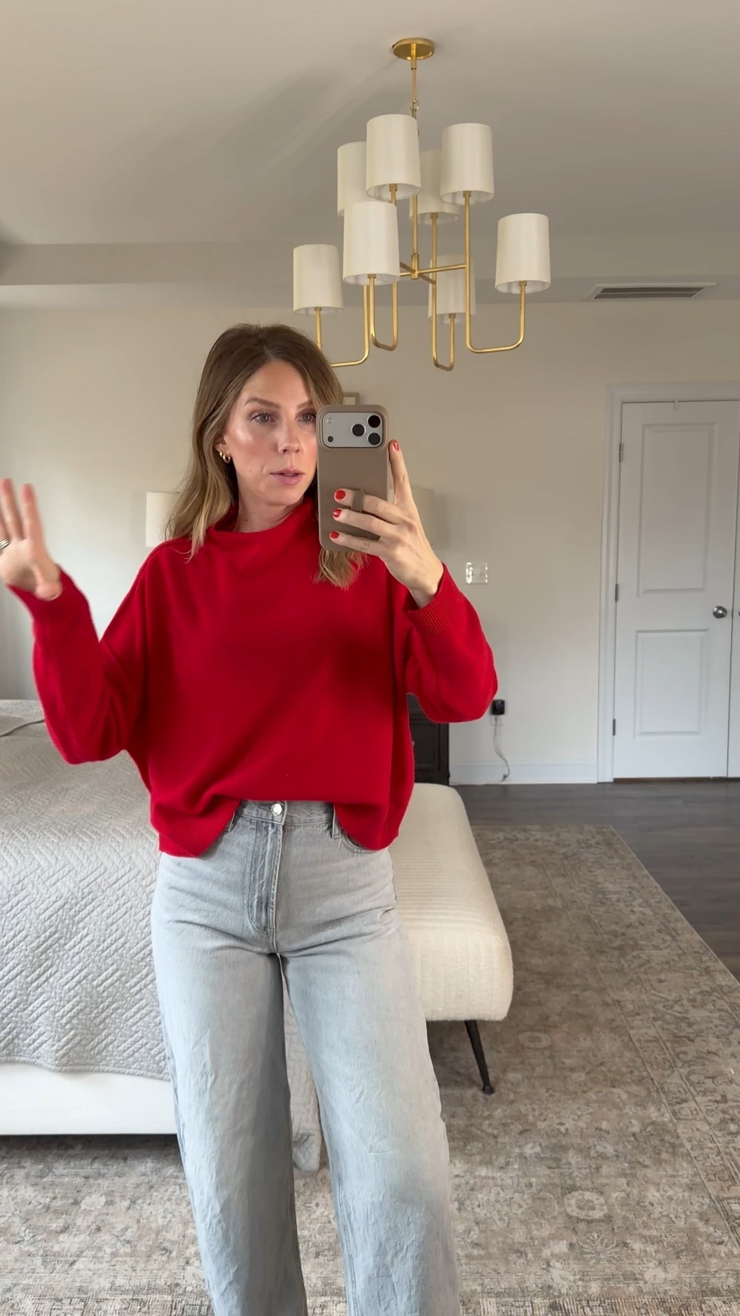 30% off this cashmere mock neck with BOWN30. In a small! 