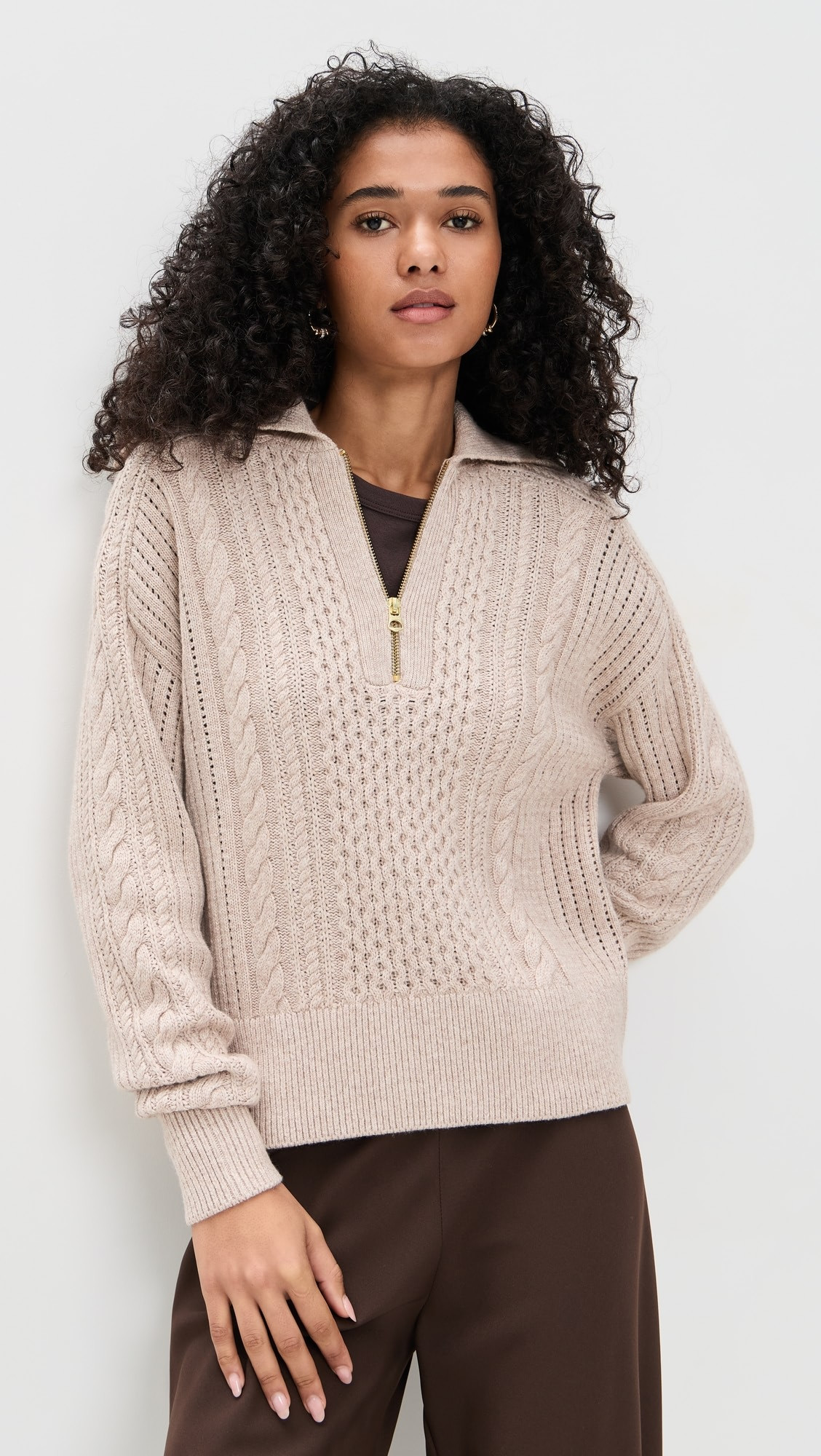 Camello Cable Half Zip 2.0 | Shopbop