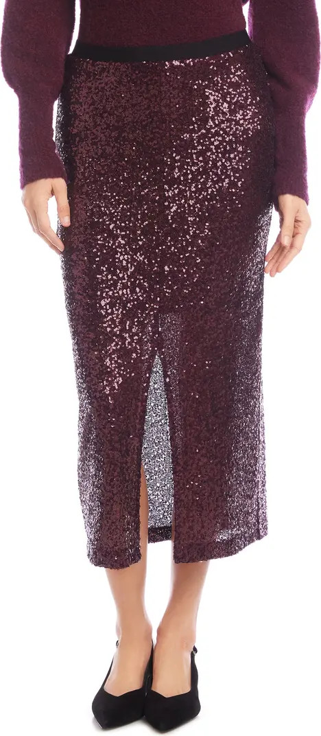 Karen Kane Sequin Midi Skirt | Nordstrom | Nordstrom