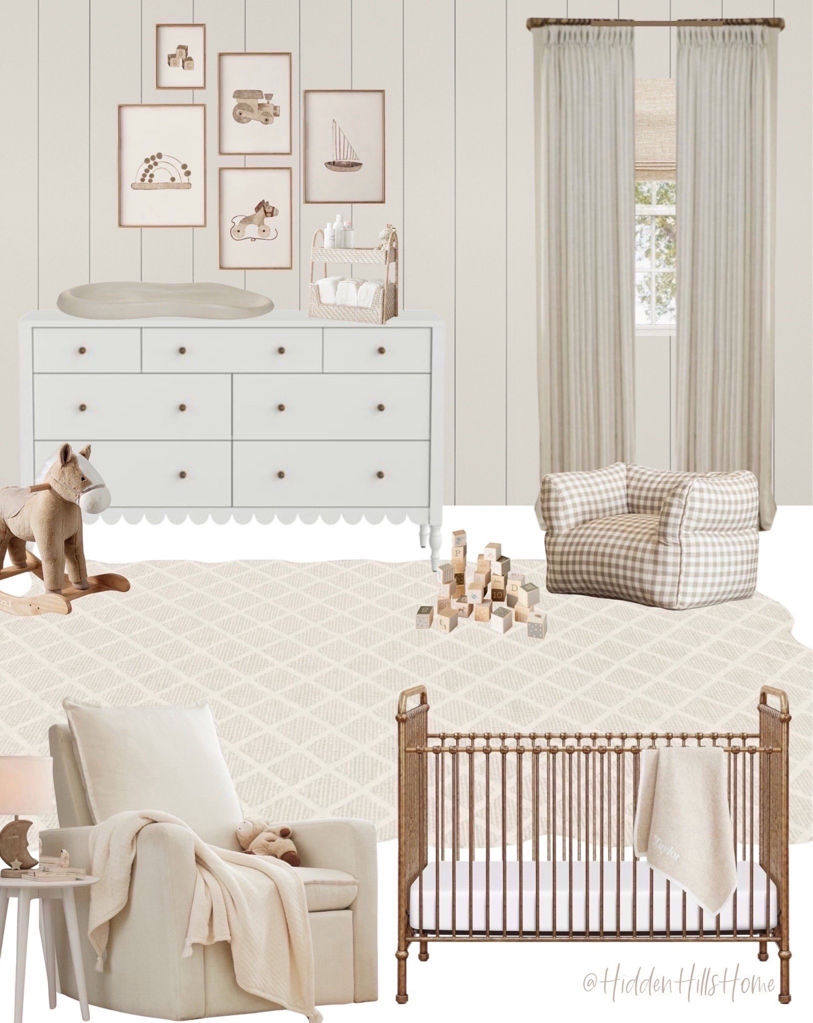 Girls nursery mood board, baby girls nursery design ideas, baby girls nurser decor #nursery #neutral 

#LTKHome #LTKBaby #LTKSaleAlert