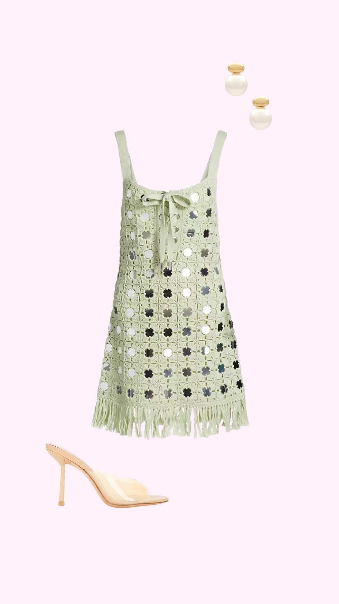 Spring green sequin mini dress outfit 💫💫

#LTKFestival #LTKStyleTip #LTKParties