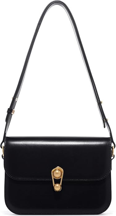 LA'FESTIN Leather Purse Small Bags For Women: Black Shoulder Handbags Crossbody Bag | Amazon (US)