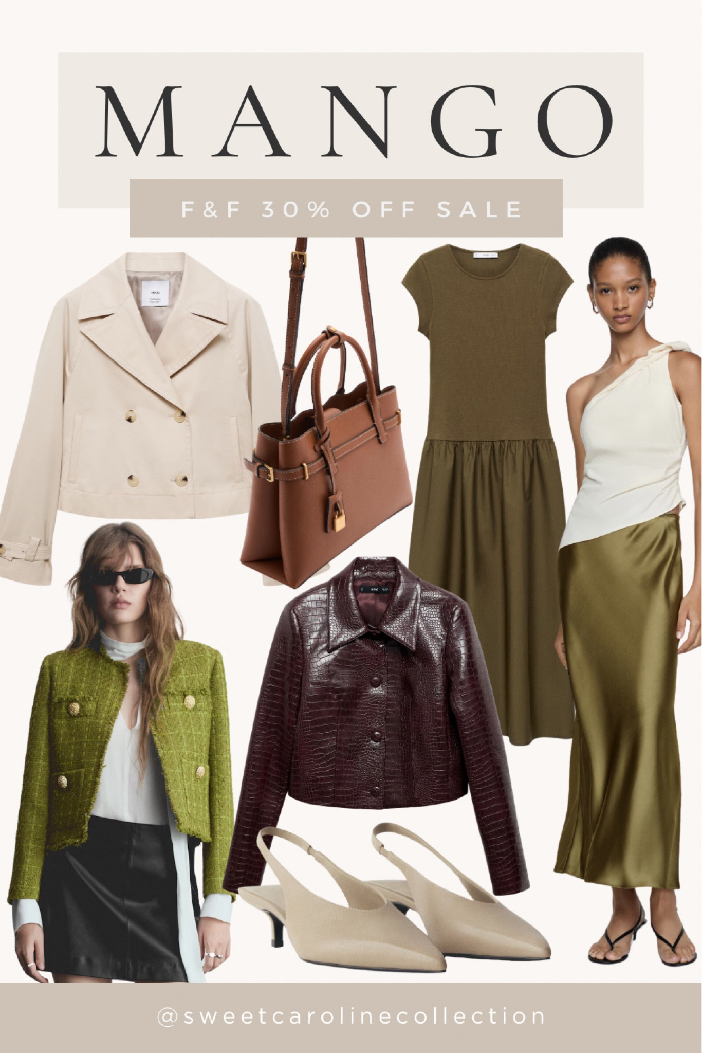 MANGO Friends & Family 30% off everything sale finds! 🚨

H&M, dress, mango, silk skirt, leather jacket, heels, trench coat, bag, tote, fall style, workwear, under 150, under 100, trendy, leather pants, knit dress, scarf, Steve Madden, flats, boots, Sam Edelman, Abercrombie and fitch, revolve, belt, princess polly, purse, trench coat, cardigan, blazer, sale, booties, coat, jacket, long coat, sweater, bow clip, boots, bag, hoops, blazer, jacket, pants, jeans, boots, booties, turtleneck, loafers, bag, purse, casual, workwear, style, fashion, new arrivals, fall style, college, back to school, errands outfit, coffee date outfit, shopping outfit, travel outfit, trendy outfit, cargo pants, sneakers, teacher, office outfit, fall fashion, teacher outfit, back to school, college, professional, business looks, winter, spring outfit, workwear, fashion, style, Summer, new arrivals, spring, summer, style, fashion, outfit inspo, workwear, express, trousers, Prada, Dillards, blazer, ring, Marc jacobs, bag, tote, earrings, hoops, Gianni Bini, bodysuit, bag, sunglasses, skirt, pants, trousers, heels, pumps, earrings, Marc fisher, heels, pumps, office outfit, under 200, under 100, under 75, under 50, under 25, blazer, church, white blazer, white pumps, blue bag, brunch, jeans, denim, pants, trousers, heels, pumps, bag, purse, earrings, accessories, jewelry, trendy, style, best seller, blue blazer, white pants, flats, sandals, shoes, shoulder bag, tote bag, spring break, j.crew, mango, dress, knit dress, sweater dress, boots, sweater dress, old navy, target, Anthropologie, teacher, office, best seller, must have, sweet Caroline collection

#LTKworkwear #LTKfindsunder50 

#LTKSaleAlert #LTKSeasonal #LTKStyleTip