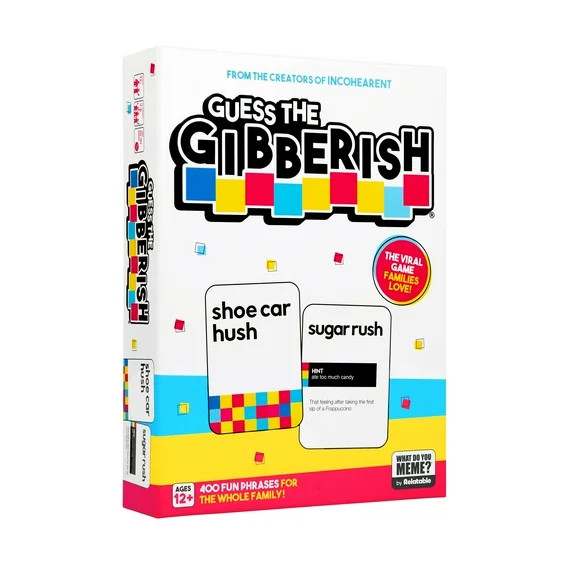 Guess The Gibberish Family Game, from The Creators of Incohereant for Ages 12+ by What Do You Mem... | Walmart (US)