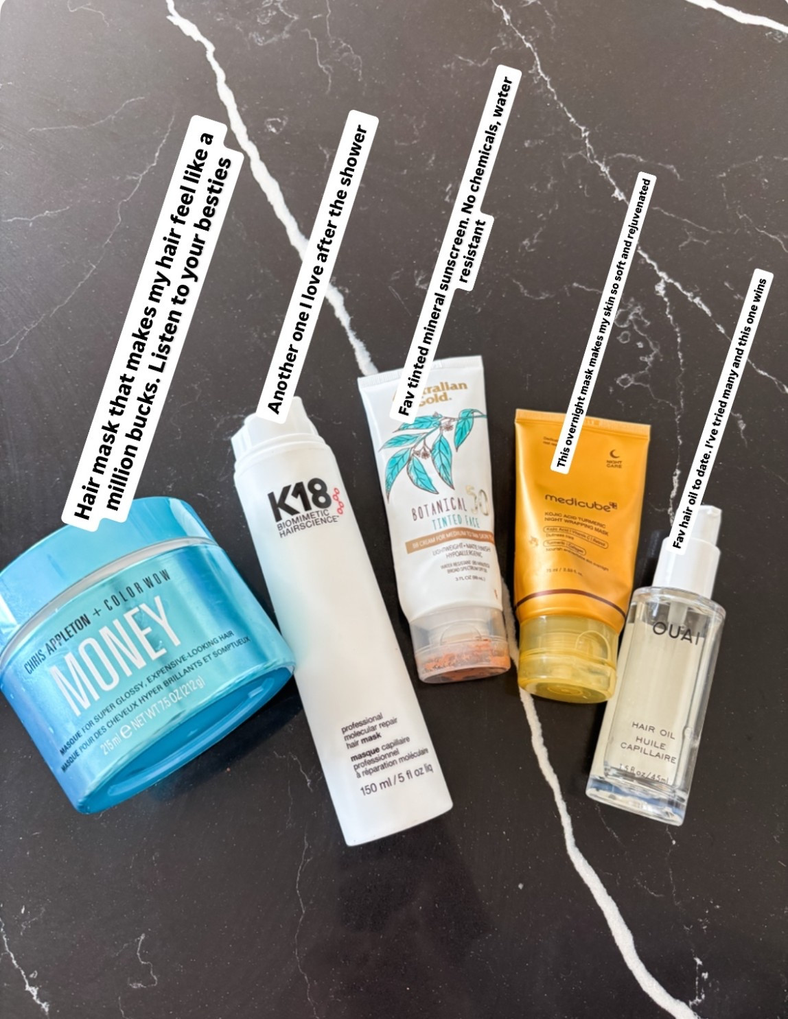 My favorite hair masks, hair oils, tinted sunscreen and face mask 

#LTKFindsUnder50 #LTKBeauty