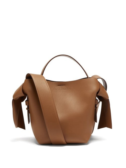 Acne Studios - Musubi Mini Leather Cross-body Bag - Womens - Tan | Matches (UK)