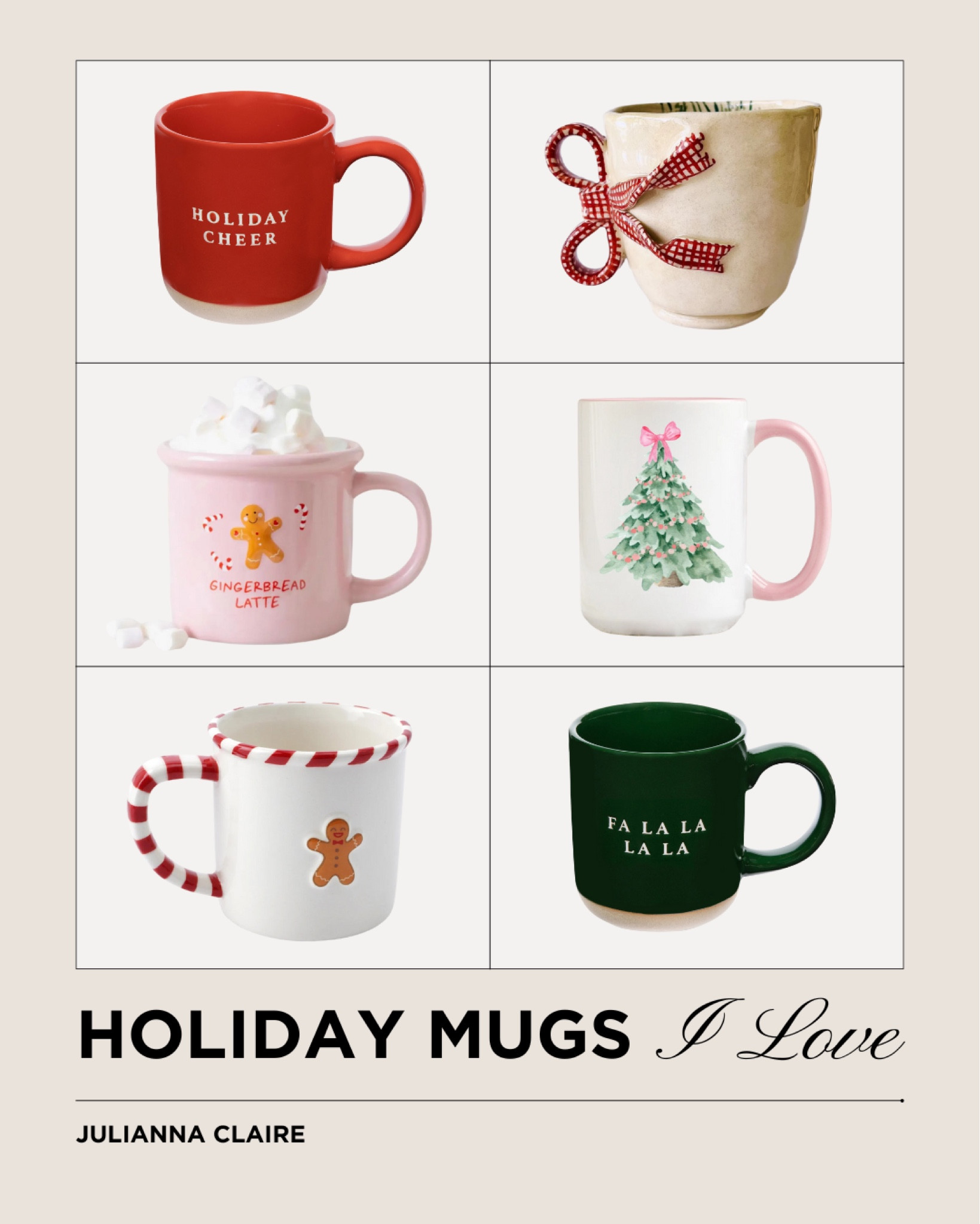 Holiday mugs I am loving! ☕️🎄

#LTKSeasonal #LTKHoliday #LTKHome