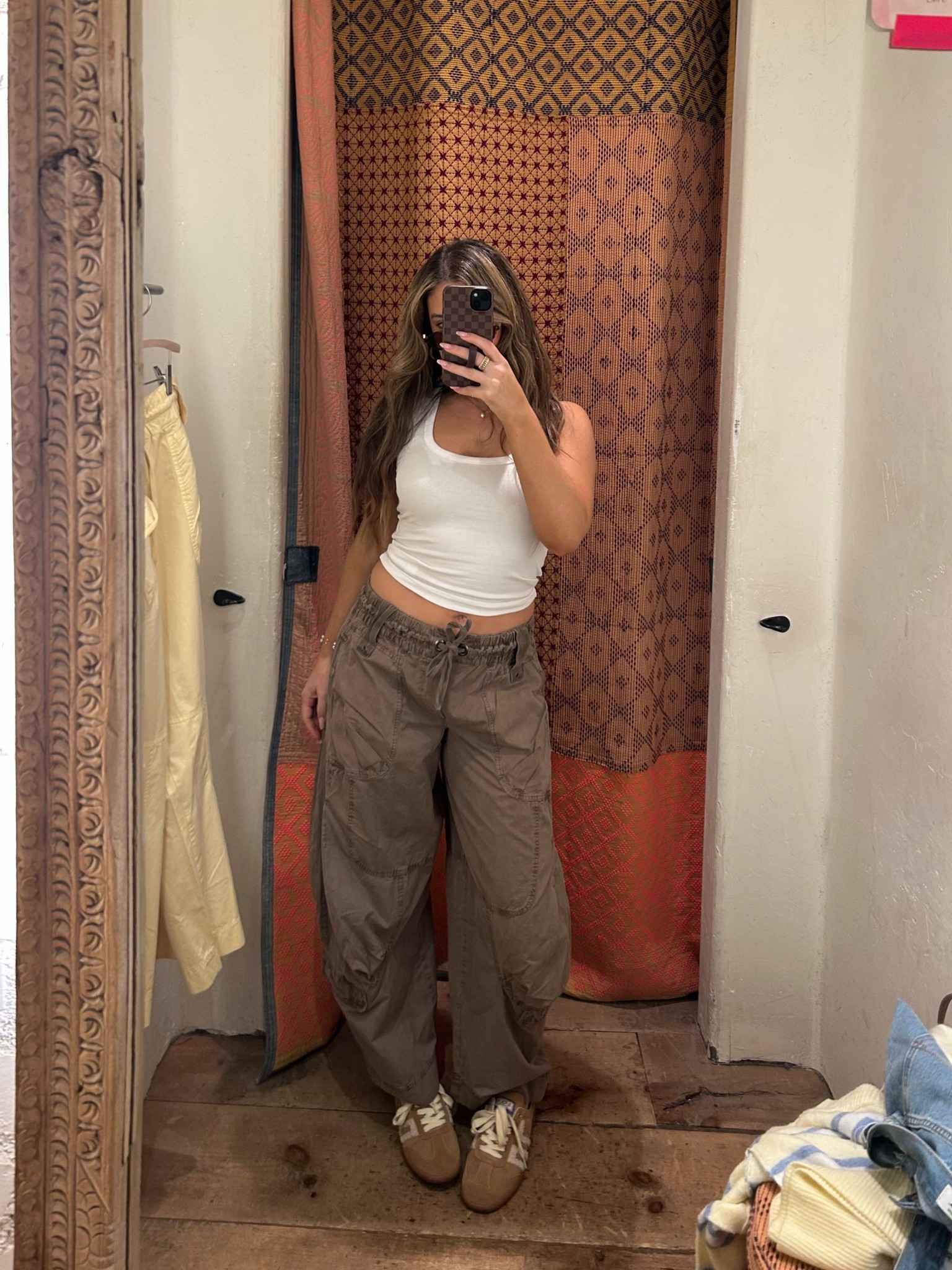 Free people cargo pants 

#LTKootd