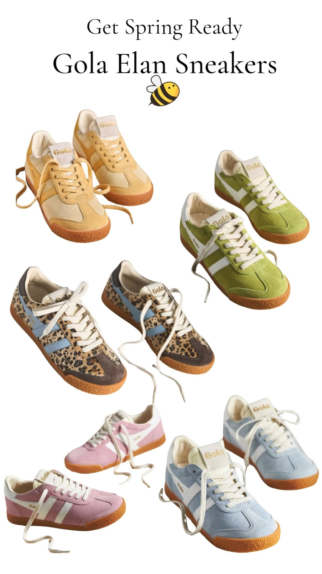 I've been on a Gola sneaker kick lately. I love these Spring colors and they pair well with any outfit. Dress them up or down, either way you're in style. Oh, did I mention a 20% sale is coming 3/7 - 3/10! Mark your calendars.  

 #LTKSpringSale #LTKSaleAlert