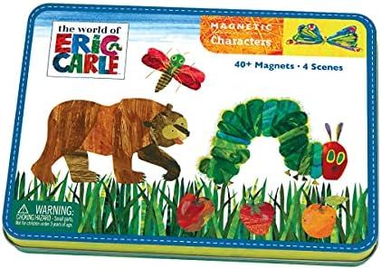 Mudpuppy Eric Carle The Very Hungry Caterpillar and Friends Magnetic Character Set– Ages 3+ - Magnet | Amazon (US)