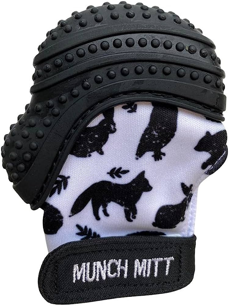 Malarkey Kids Baby Teething Mitten, Munch Mitt Baby Chew Toy - Protects Hands from Chewing & Sali... | Amazon (US)