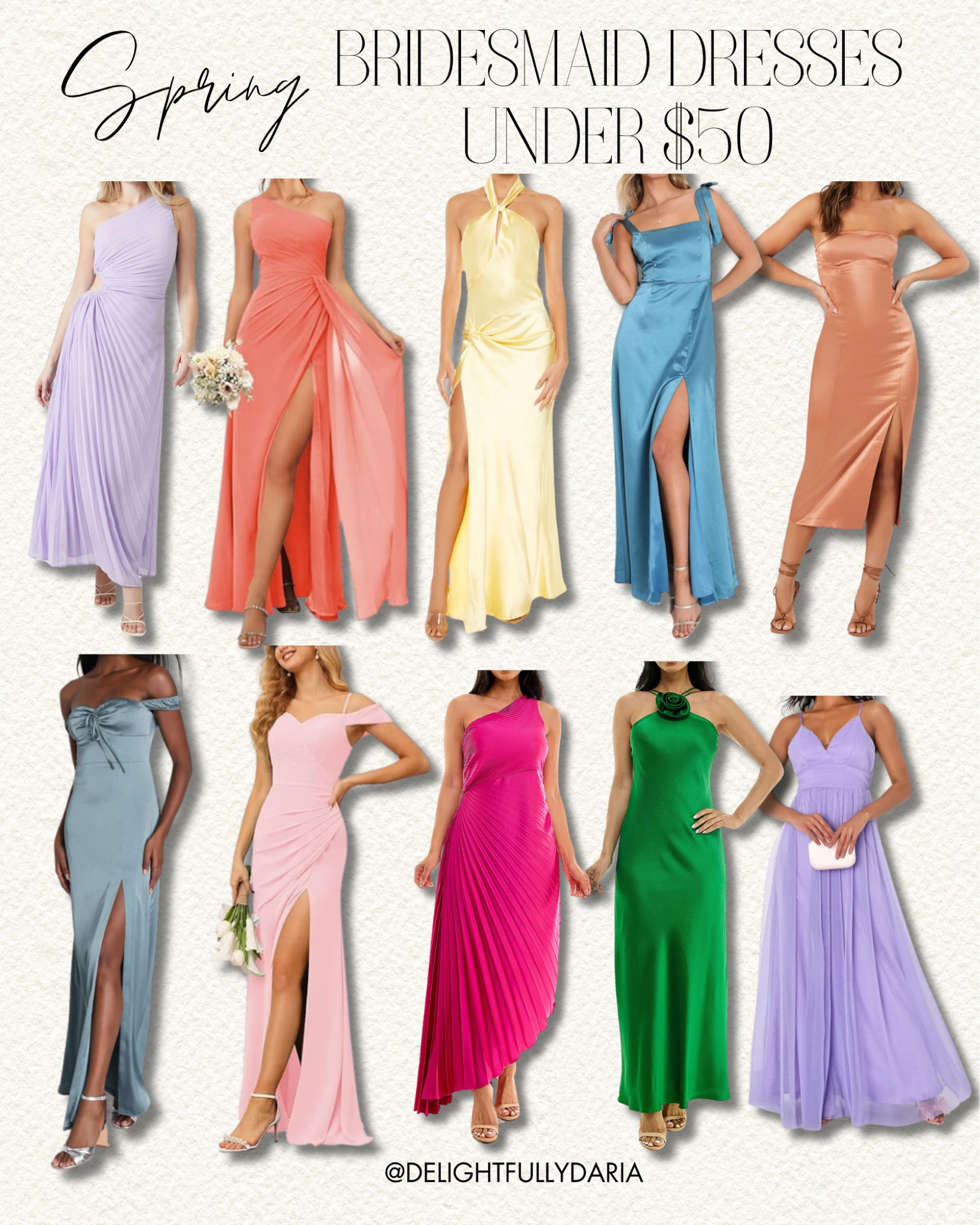 Spring Bridesmaid Dresses Under $50

#LTKfindsunder50 #LTKwedding