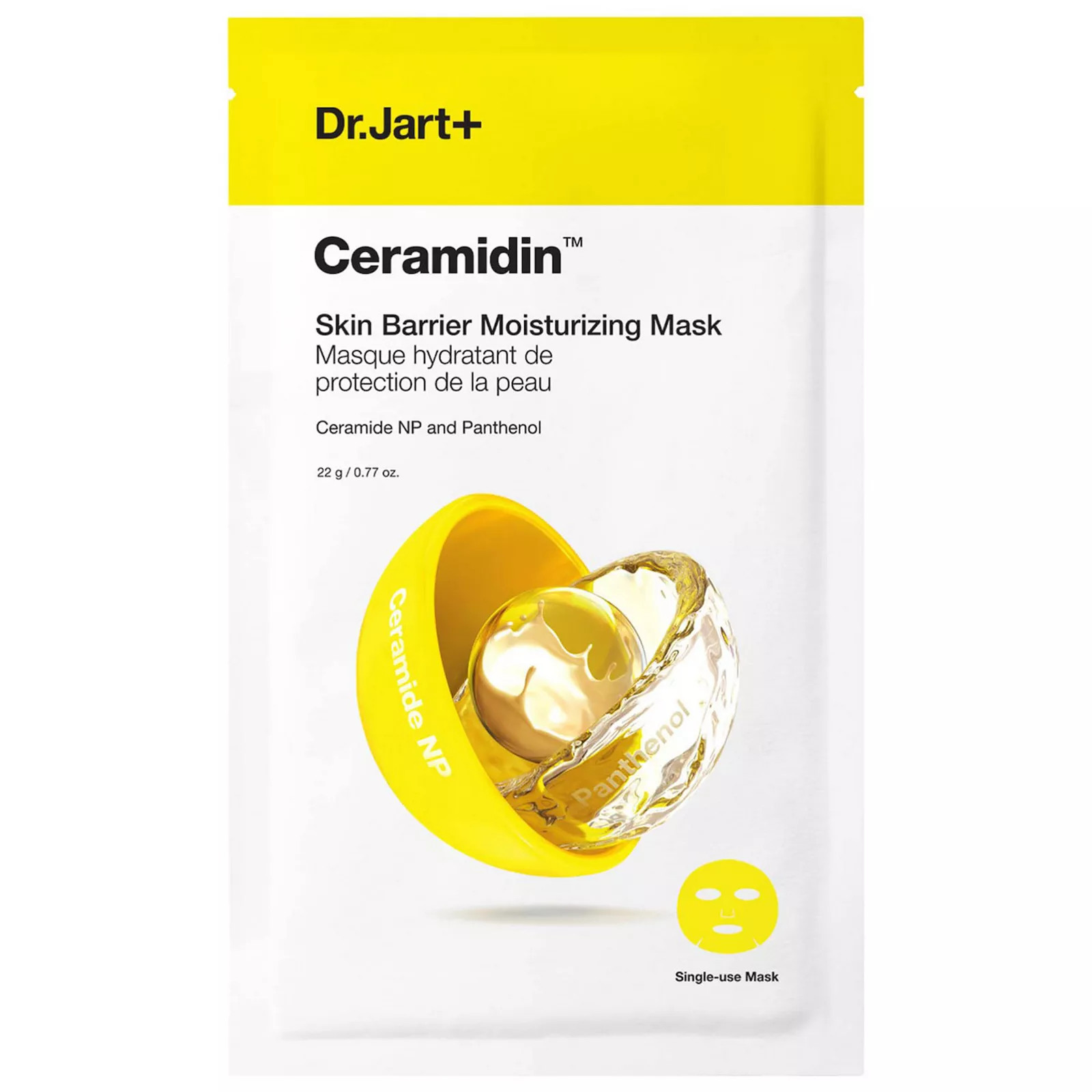 Dr. Jart Ceramidin Skin Barrier Moisturizing Mask, Size: 0.77 Oz, Multi | Kohl's