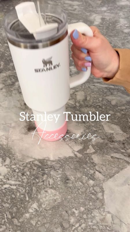 Comment: Amazon for the links 
Ok these Stanley accessories are pretty handy!! I live the silicone boot and now I can hold my keys on my tumbler!!! Plus you can still use the handle. 

#LTKhome #LTKfamily #LTKFind