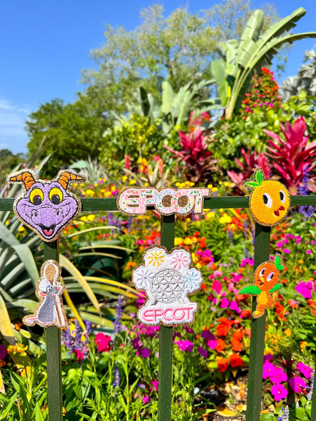 Epcot Flower and Garden Patch- Violet Lemonade Patch- Orange Bird Patch- Epcot Patch. Epcot Bag. ... | Etsy (US)
